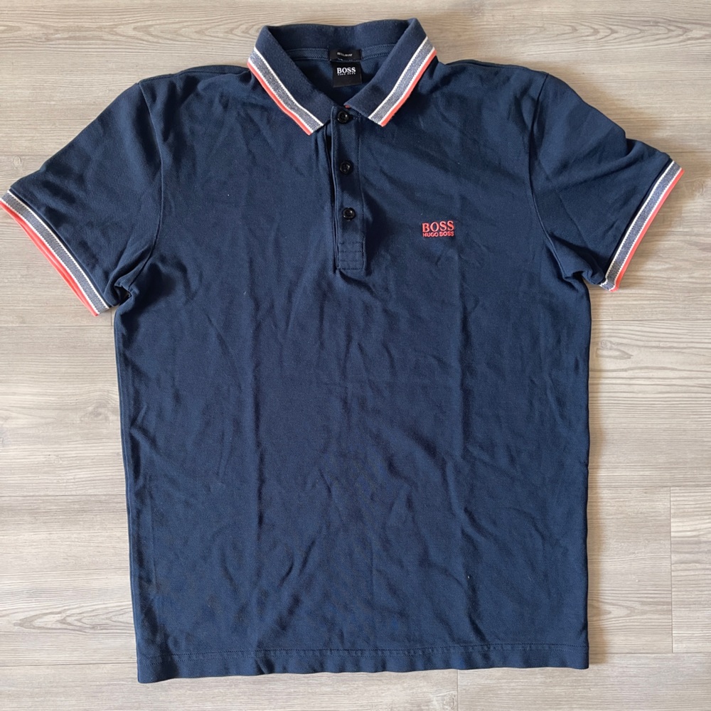 Boss by Hugo Boss Polo shirt with contrast logo